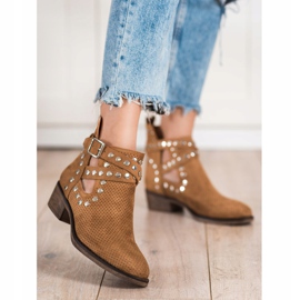 Seastar Botas a céu aberto com fivela castanho 1