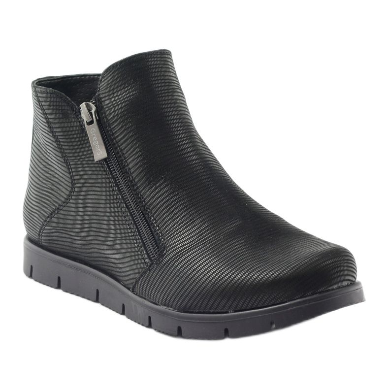 Botas femininas de inverno Gregors 611 pretas preto 1