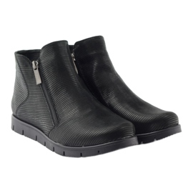 Botas femininas de inverno Gregors 611 pretas preto 4