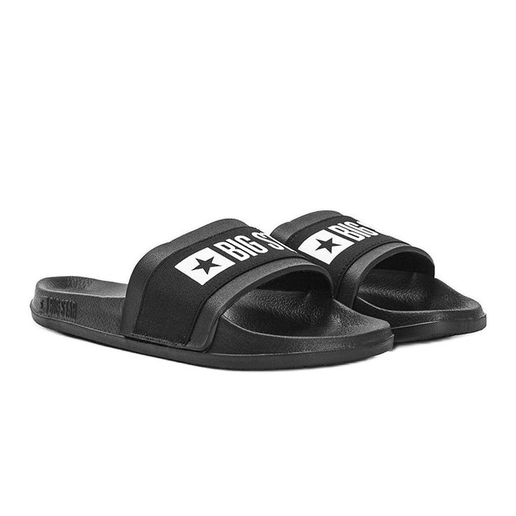 Chinelos femininos negros Big Star Lils preto 1