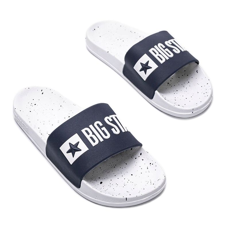 Chinelos femininos azul marinho Big Star Sandi 1