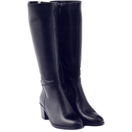 Botas pretas de salto alto Anabelle 1180 preto 4