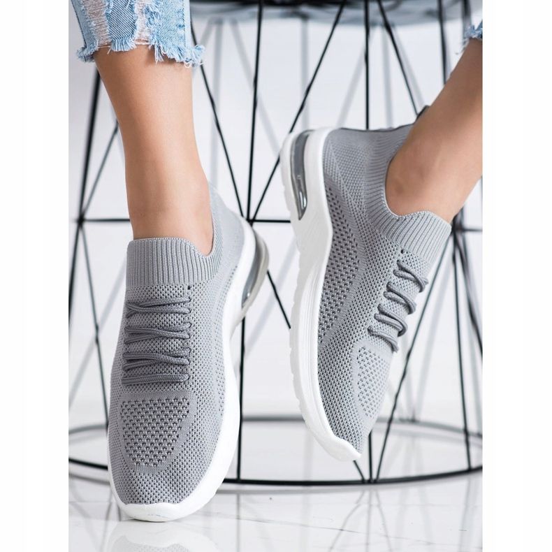 Diamantique Calçados Esportivos Cinza 2