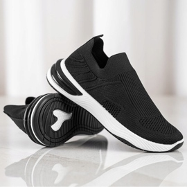 SHELOVET Tênis Openwork Slip-on preto 1