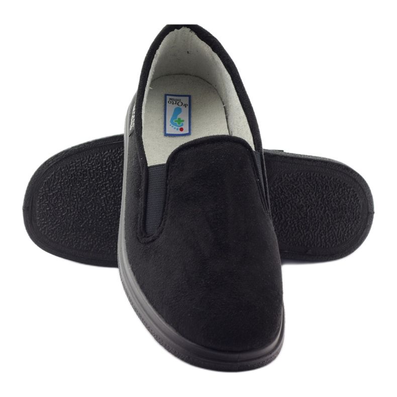 Dr.orto Befado Shoes Men Slippers 991M002 Black Silber Insert preto 3