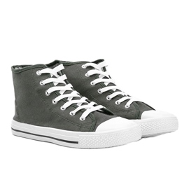 Tênis masculino cáqui verde com tornozelo Gin 1