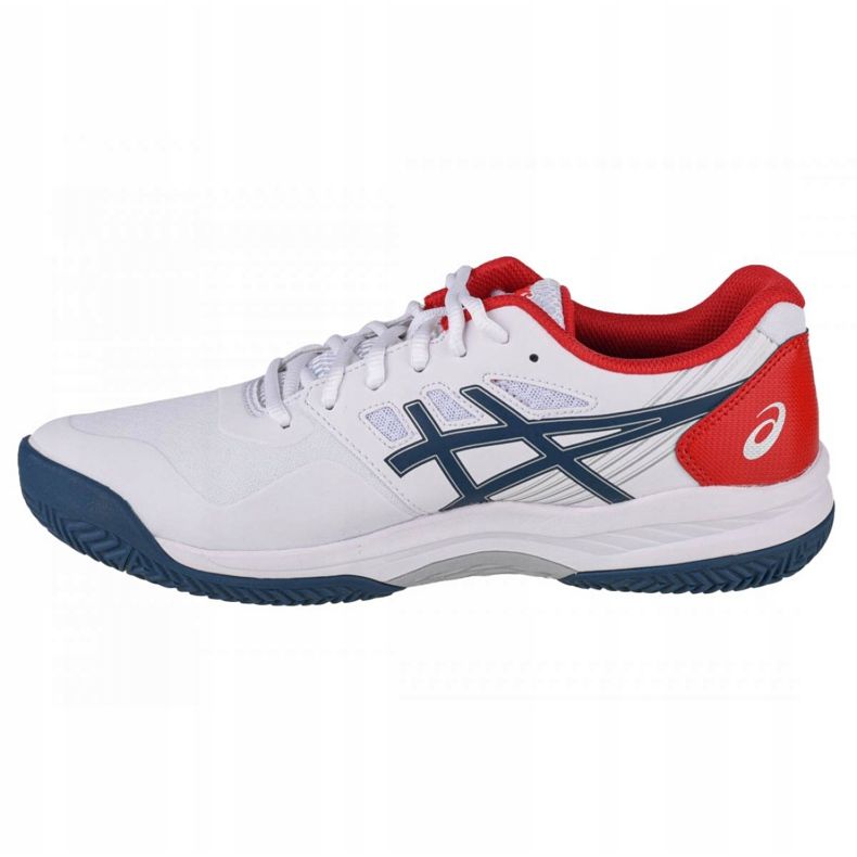 Asics Gel-Game 8 Clay / OC M 1041A193-102 branco vermelho azul 1