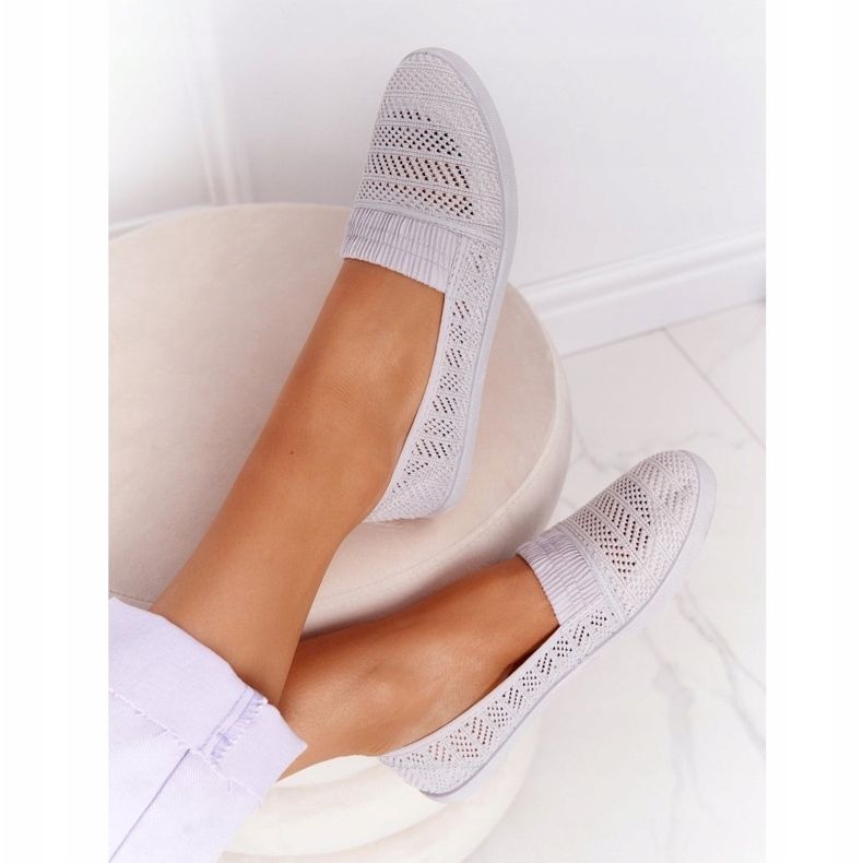 Tênis Openwork Slip-On Grey Chillout cinza 1