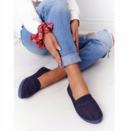 Tênis Openwork Slip-On Azul Marinho Chillout 1