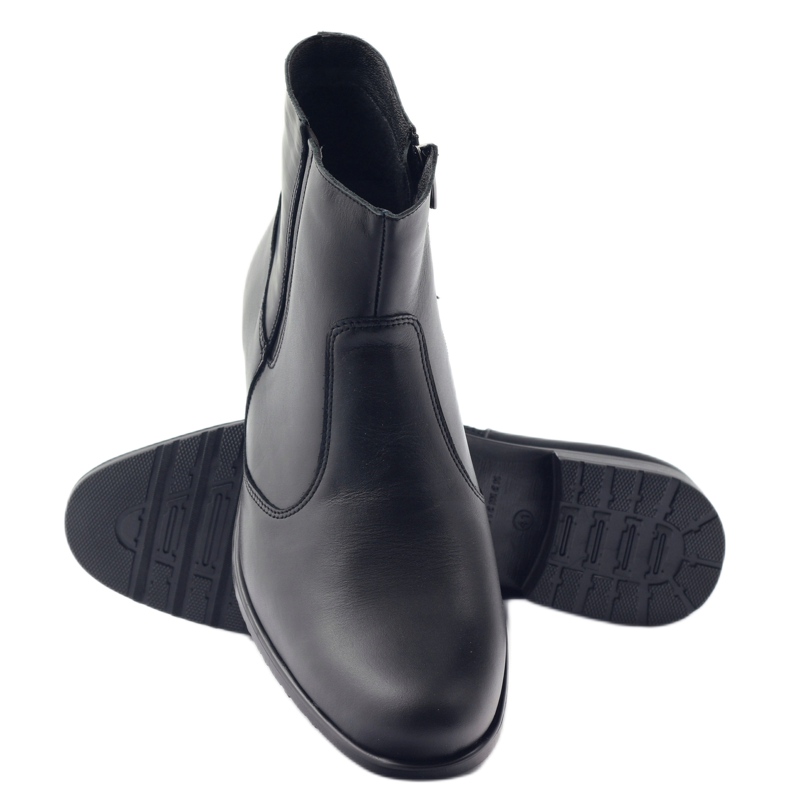 Botas de inverno masculinas Tur 268 pretas preto 3