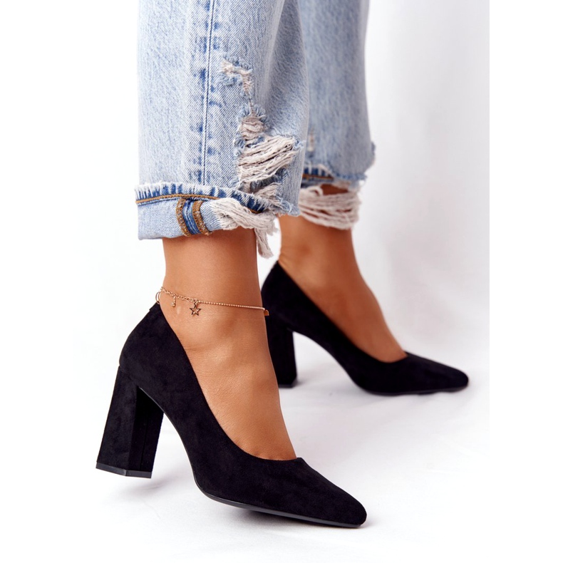 Bombas de camurça em um bar Sergio Leone PB216 preto 3