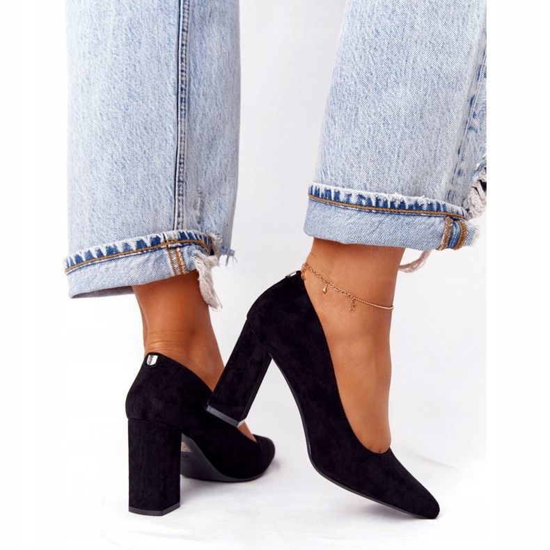 Bombas de camurça em um bar Sergio Leone PB216 preto 4