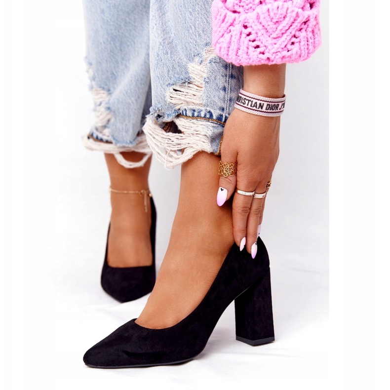 Bombas de camurça em um bar Sergio Leone PB216 preto 5