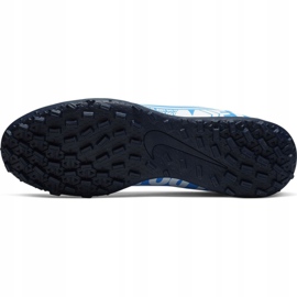 Chuteiras Nike Mercurial Superfly 7 Club Tf Jr AT8156 414 multicolorido azul 2 Chuteiras Nike Mercurial Superfly 7 Club Tf Jr AT8156 414 multicolorido azul 2