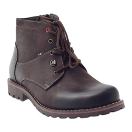 Botas de inverno masculinas Tur 234/15 marrom castanho 1