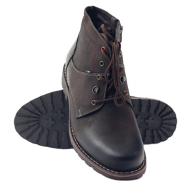 Botas de inverno masculinas Tur 234/15 marrom castanho 3
