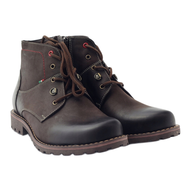 Botas de inverno masculinas Tur 234/15 marrom 4