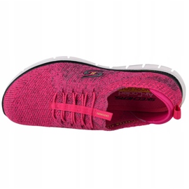 Skechers Luminate-Ela é magnífica W 104075-HPBK preto rosa 2