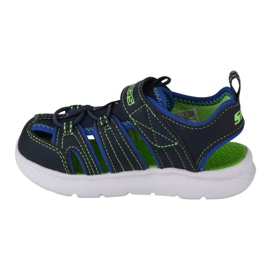 Skechers C-Flex Sandal 2.0 Heat Blast Jr 400041N-NVLM preto azul marinho 1