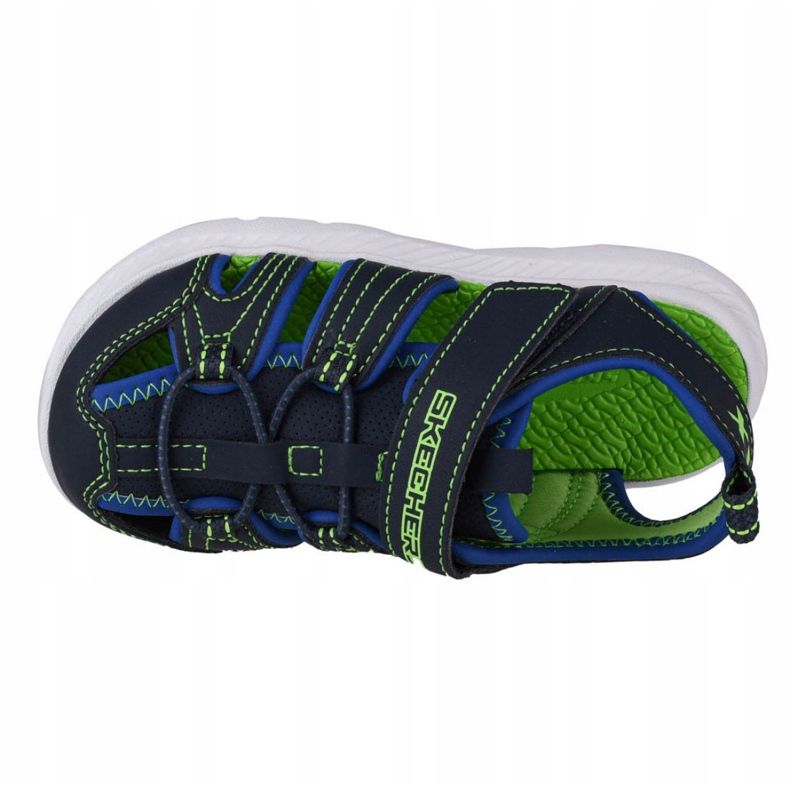 Skechers C-Flex Sandal 2.0 Heat Blast Jr 400041N-NVLM preto azul marinho 2