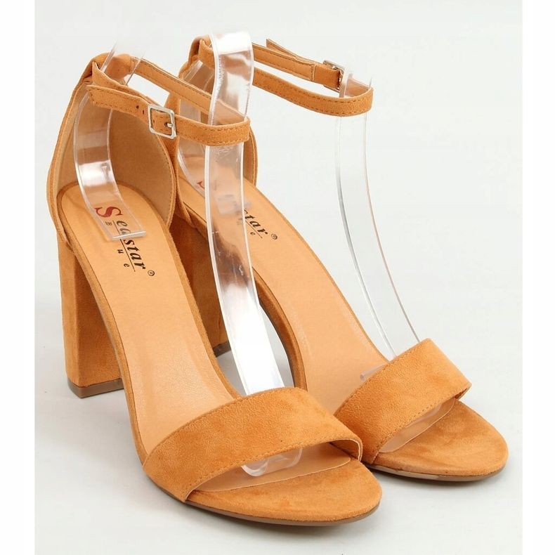 Sandálias no pós camelo AF03P Camel marrom 1