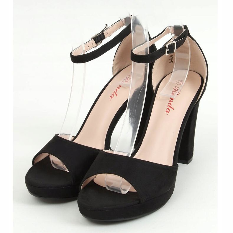 Sandálias plataforma pretas S-850 pretas preto 1