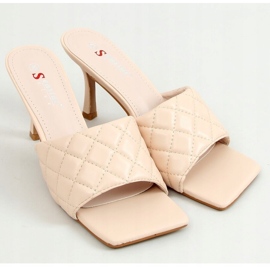 Chinelos acolchoados bege T367P bege 1 Chinelos acolchoados bege T367P bege 1