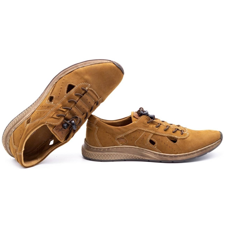 Olivier Calçados esportivos masculinos 7075L marrom 1