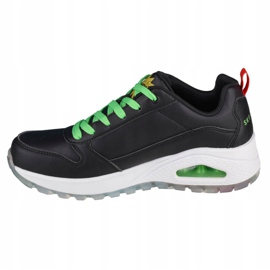 Skechers Uno Rugged-Você é um maldoso W 155326-BKMT preto verde amarelo 1