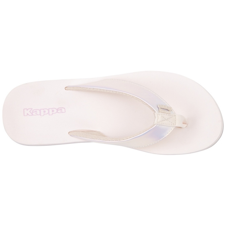 Chinelos femininos kappa brancos 242979 1017 multicolorido 1
