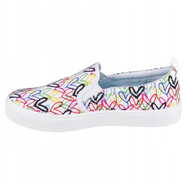 Skechers Poppy Drippin Love W 155503-WMLT branco preto azul rosa multicolorido verde amarelo 1