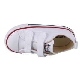 Converse Chuck Taylor All Star 2V Ox Jr 769029C branco azul marinho 2