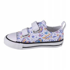 Converse Chuck Taylor All Star 2V Ox Jr 770655C branco azul marinho 1