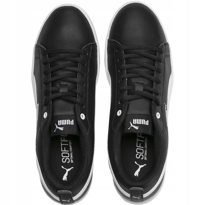 Sapatos femininos Puma Smash Wns v2 L preto 365208 02 branco 1