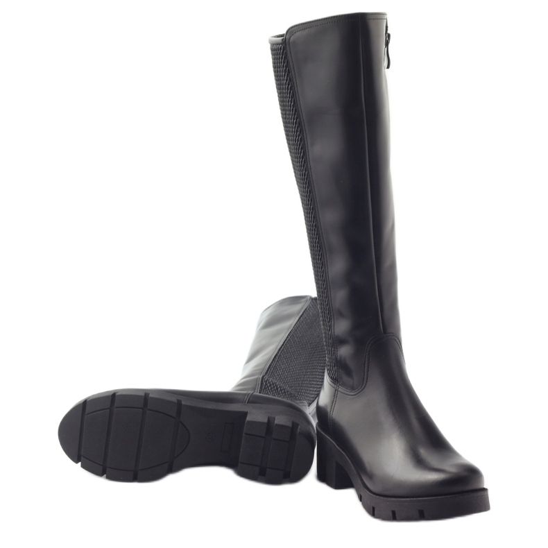 Botas pretas. Hit da moda Arka 2938 preto 3