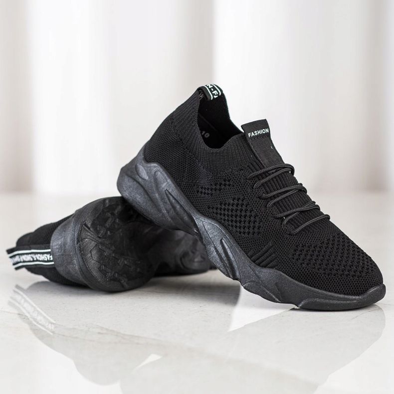 SHELOVET Calçados Esportivos Slip-on preto 1