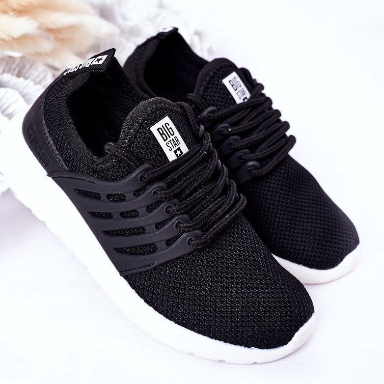 Sapatilhas de tênis infantil Big Star HH374216 preto 2