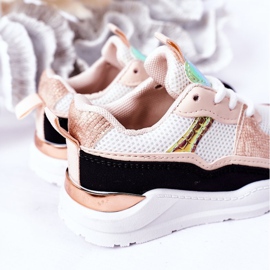 Sapatilhas de tênis para crianças, preto-rosa, tempo de jogo branco 1