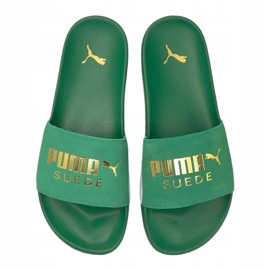 Chinelos Puma Leadcat Ftr Suede Classic verde 372277 10 1