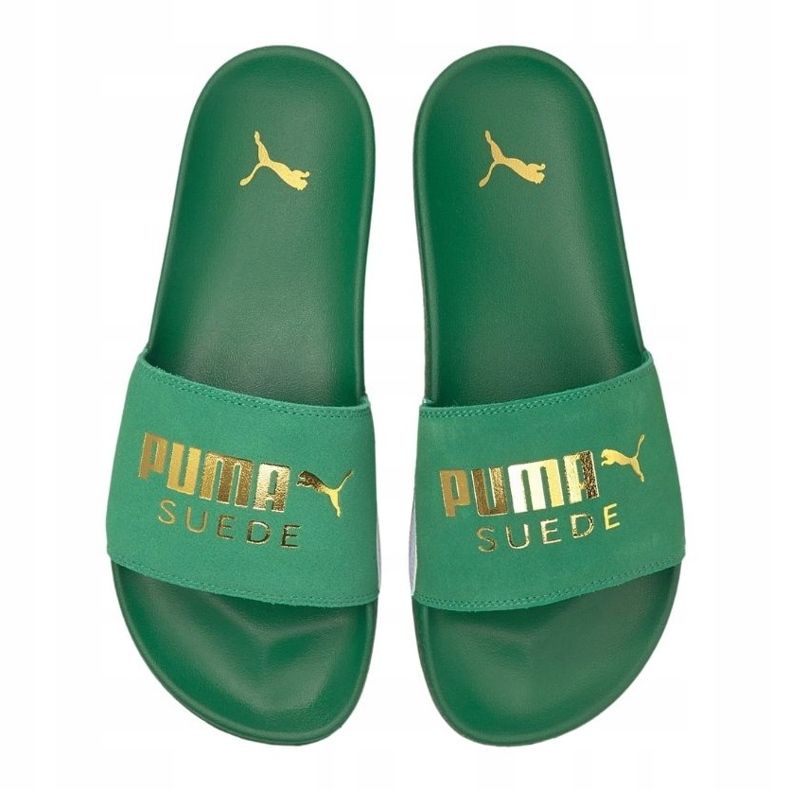 Chinelos Puma Leadcat Ftr Suede Classic verde 372277 10 1