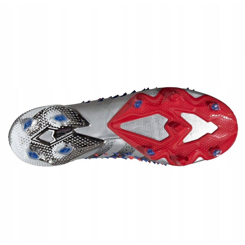 Chuteiras Adidas Predator Freak.1 Low Fg M FY1051 cinza prata 2