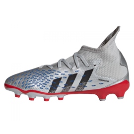 Chuteiras Adidas Predator Freak.3 Mg Jr FY7625 cinza prata 1