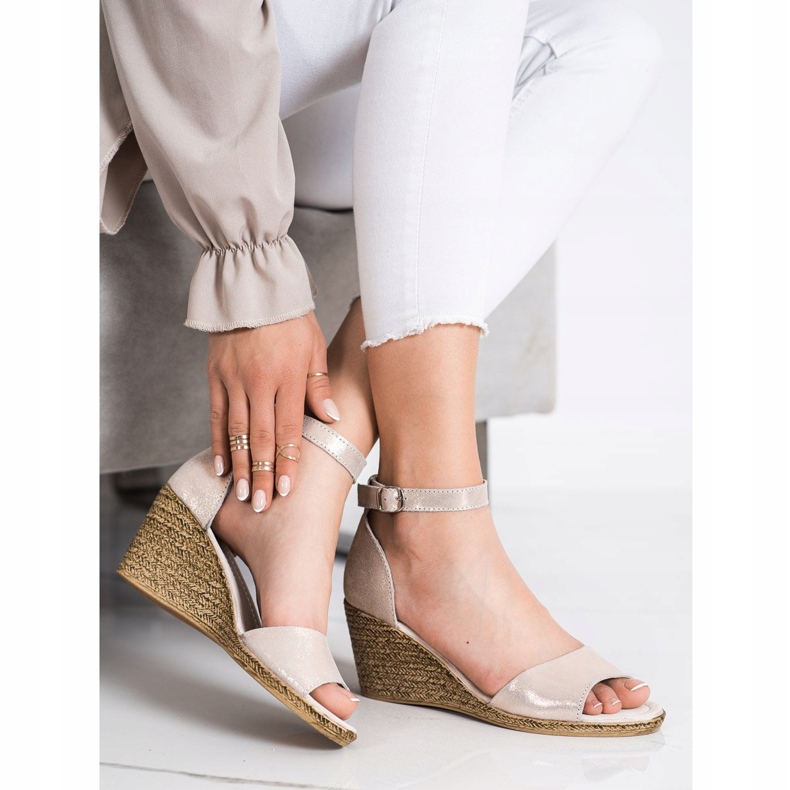 Filippo Bombas Golden Wedge dourado 2