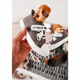 EVE Tênis infantil com velcro cinza Notícias 1