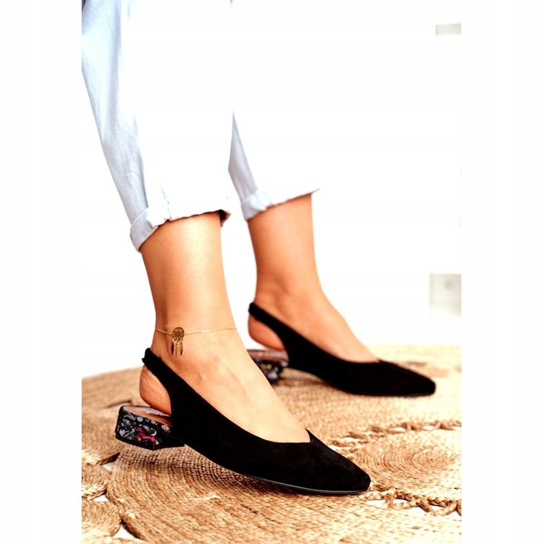 Mulheres Pumps Couro Slip-on Maciejka Miami Preto 04482-01 2