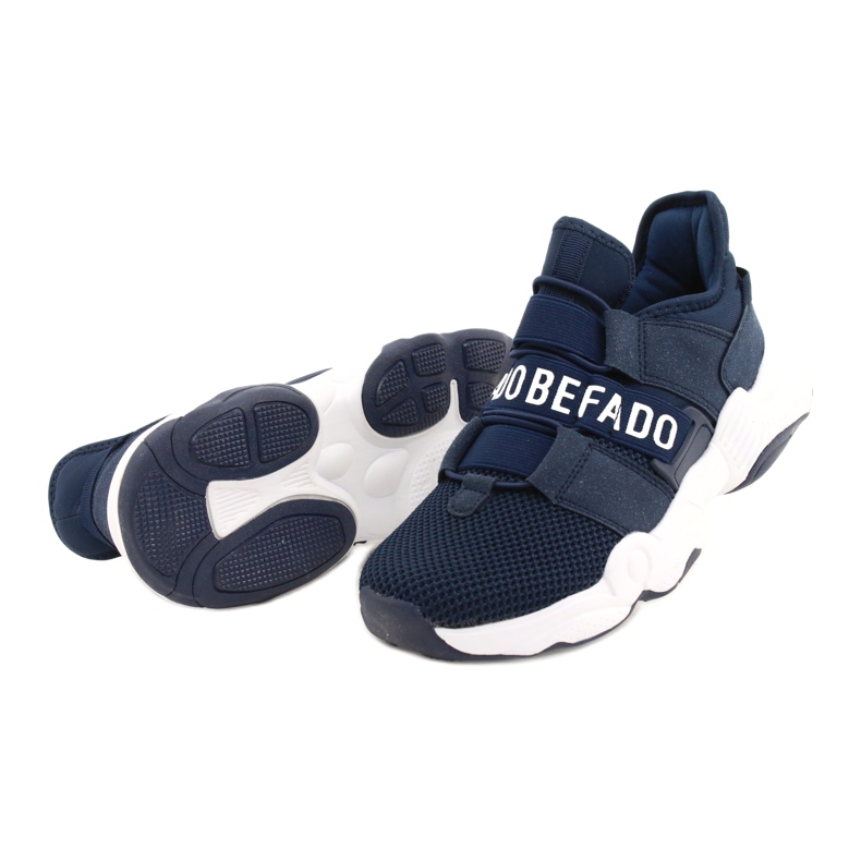 Sapatos juvenis Befado 516Q065 azul marinho 3
