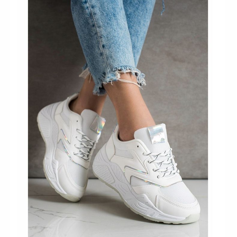 SHELOVET Tênis estilosos branco 2