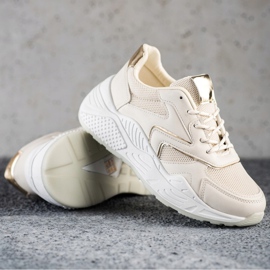 SHELOVET Tênis estilosos castanho 1