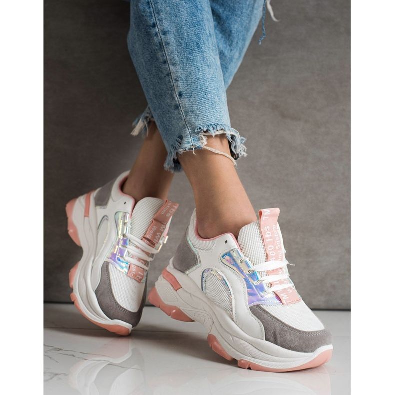 Tênis na plataforma FASHION multicolorido 2