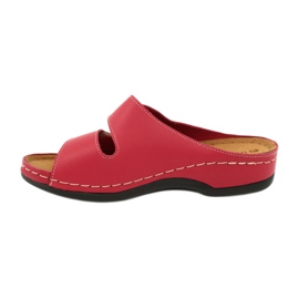 Sapatilhas femininas Inblu 158D105 vermelho 2